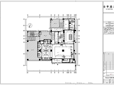 酒店 全季酒店机电图纸 酒店公区客房机电 施工图
