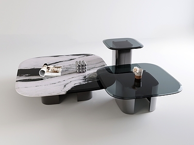 现代极简几类组合 茶几 边几