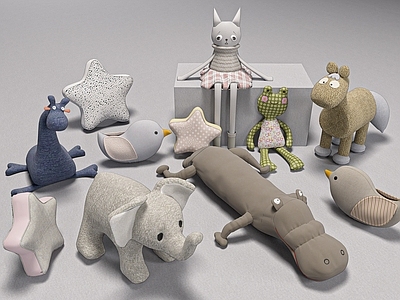 北欧玩具 毛绒玩具  儿童益智  装饰摆件  布艺玩具  卡通布偶