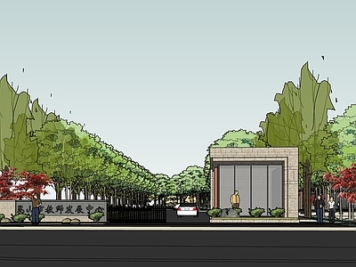 新中式培训中心 昆山教师发展中心 现代学校建筑
