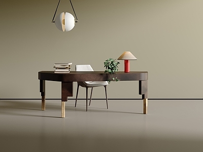现代简约书桌 书房s 书桌 单椅 中古