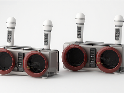 复古音响 蓝牙K歌音箱