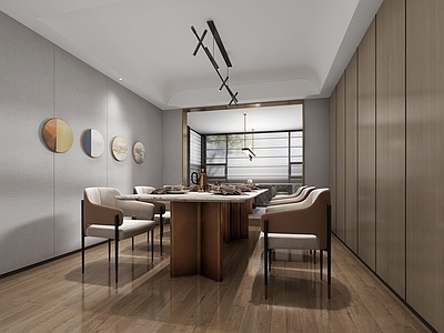 现代简约包厢 现代餐饮包厢