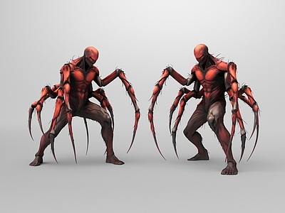 暗黑生物朋克虚拟人物