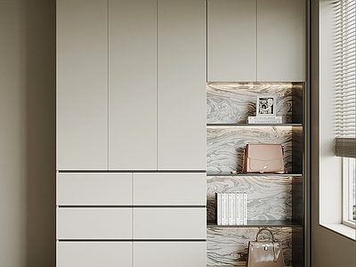 现代简约衣帽间 衣柜 成品衣柜