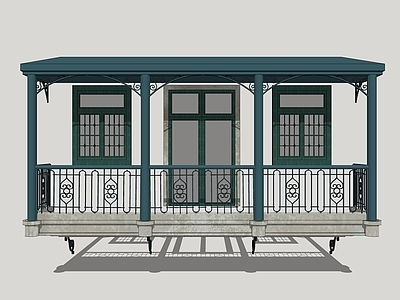欧式复古风格建筑 欧式风格建筑 老上海建筑 民国风格建筑 民国建筑立面
