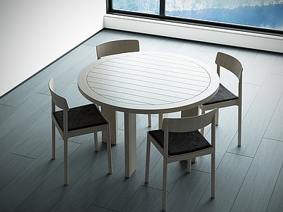 极简餐桌椅