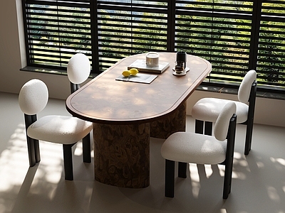 现代简约餐桌椅