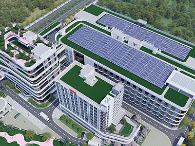 现代简约研发厂房 厂房 建筑