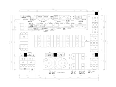 现代其他餐饮空间 餐饮空间餐厅 施工图