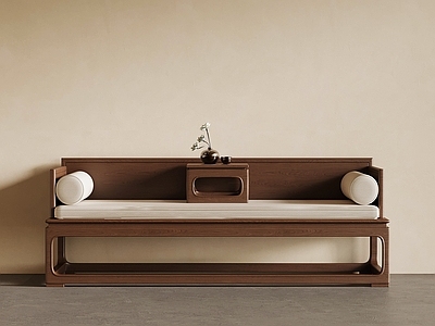 新中式双人沙发 沙发床