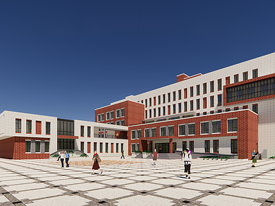 现代主义大学教学楼