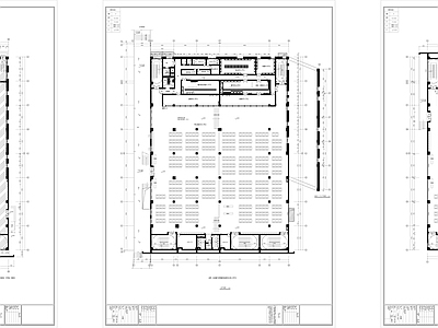 现代公共建筑 学校餐厅 施工图