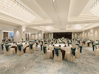 现代轻奢宴会厅