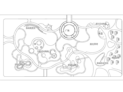 口袋公园 现代口袋公园 施工图