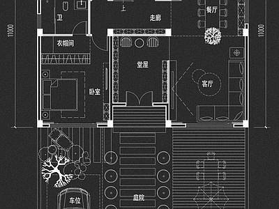 别墅 三层自建房别墅 施工图