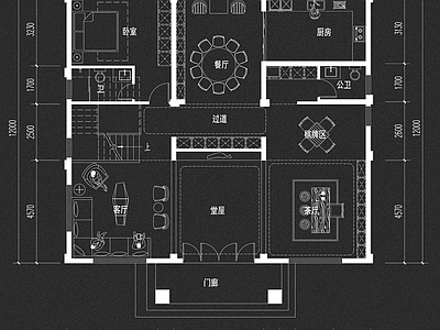 别墅 四层自建房别墅 施工图