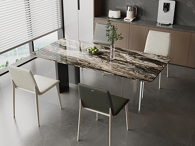 现代简约餐桌椅