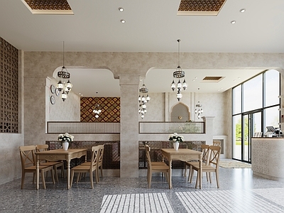 新中东风其他餐饮空间 中古风咖啡店 复古咖啡厅 现代茶餐厅 中古风餐饮茶餐厅 现代咖啡厅咖啡店