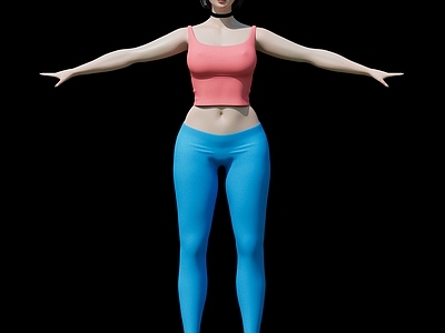 卡通写实风女人