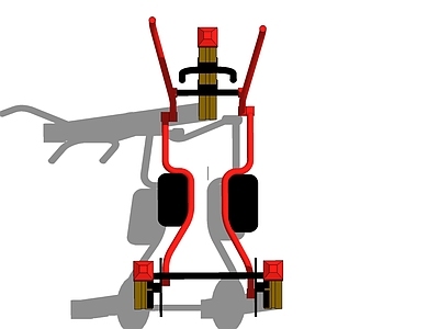 现代简约健身器材 健身器材 运动设施