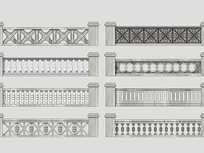 欧式围栏护栏 欧式栏杆 石栏杆 建筑护栏 装饰围栏