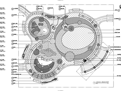 儿童公园 游乐设施节点场景 施工图