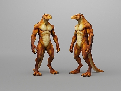 奇幻生物写实风虚拟人物