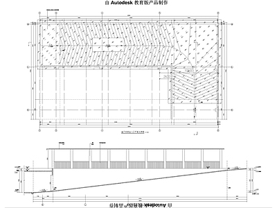 钢结构 物联网机房车棚结 施工图