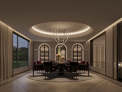 新中式包厢 餐厅