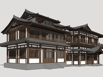 唐风建筑古建筑 唐代建筑 唐风建筑 古风商业街 古风建筑