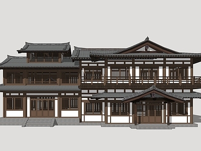 唐风建筑古建筑 唐风建筑 唐代建筑 古风商业街 古风建筑 影视建筑