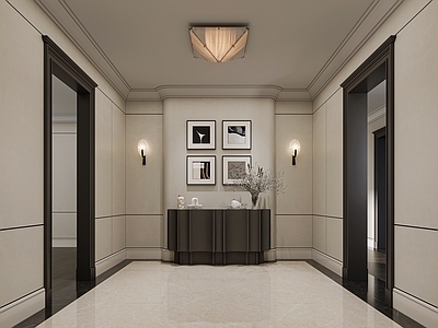 现代轻奢玄关