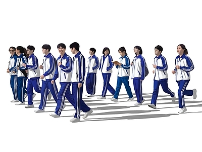 现代简约多人 学生 高中生 人物 初中生 学校