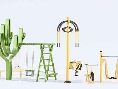 现代简约健身器材