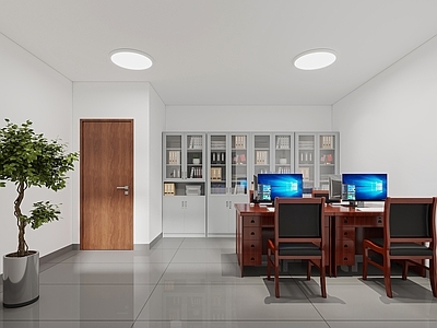 现代简约党政机关  办公室  会议室