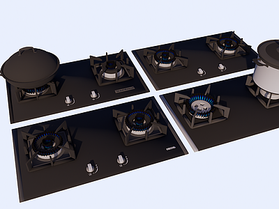 极简灶台 现代燃气炉灶