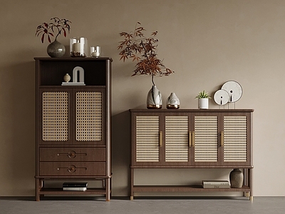 中古风玄关柜