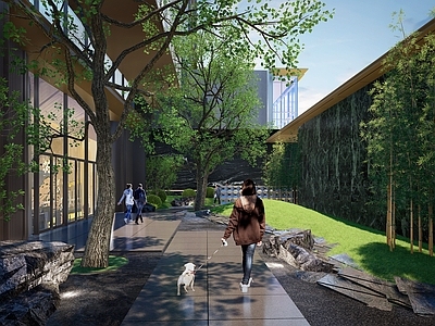 现代景观小区景观