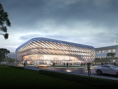 现代主义体育馆外观 现代场馆 现代体育馆