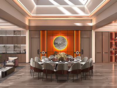 新中式包厢 大包厢