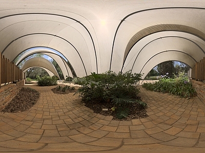 现代室内HDR 走廊