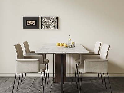 现代简约餐桌椅