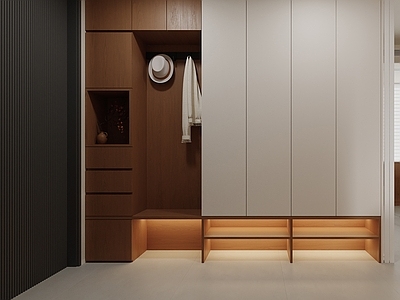 现代简约玄关 入户玄关 鞋柜 现代鞋柜