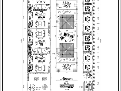 中式茶馆 中式茶馆桃花源记 施工图