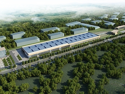 现代主义厂房 厂房 停车段