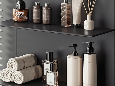现代简约洗浴用品