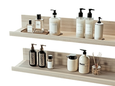 现代简约洗浴用品