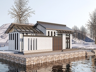 新中式小公建 厕所建筑
