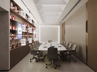 现代简约烟酒店 白酒行 白酒展厅